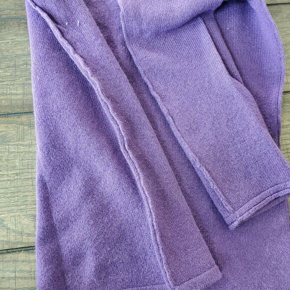 Sutton Cashmere Long Sleeve Purple Sweater Size S - Picture 4 of 6